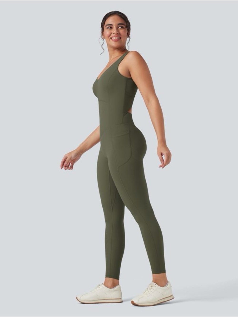 HALARA Active Tummy Control Butt Lifting Jumpsuit - Large - Picture 3 of 9